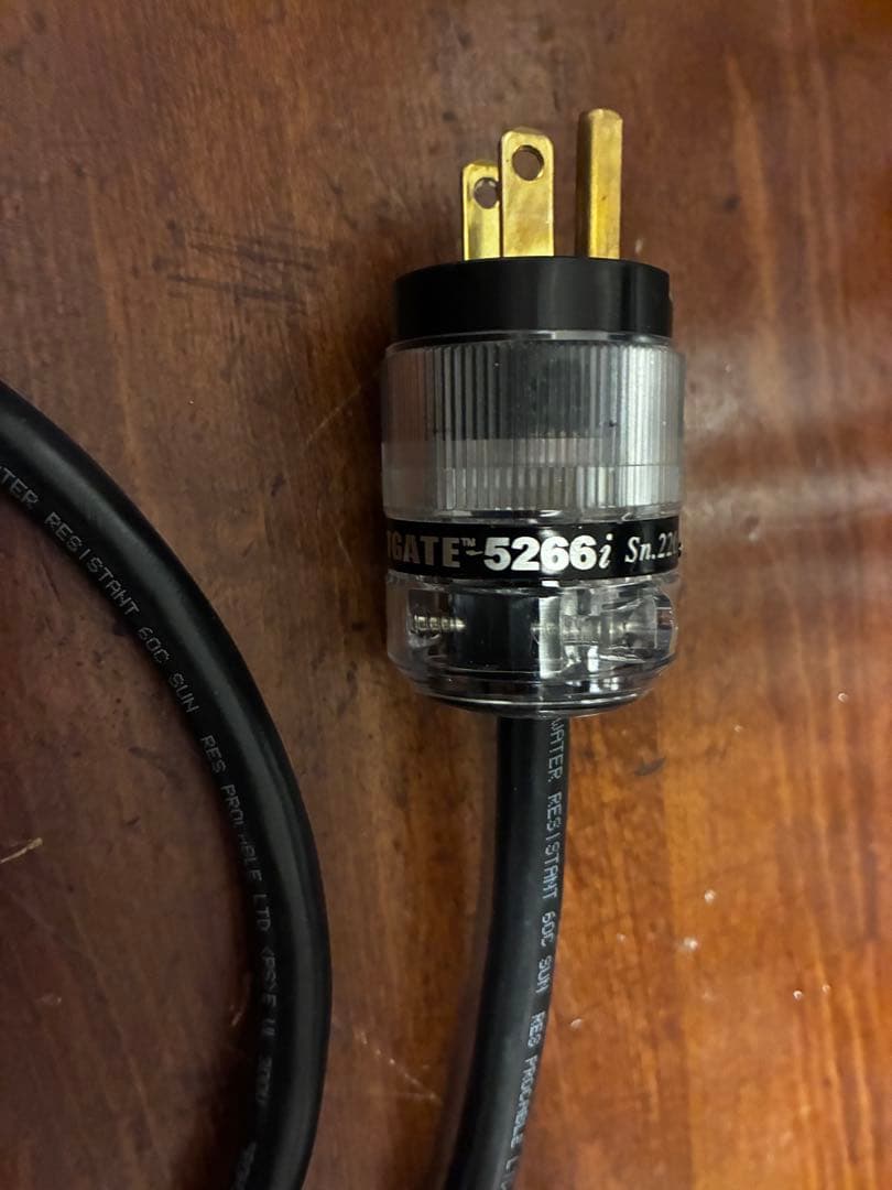 プロケーブル Wattgate シールド電源ケーブル 透明プラグ