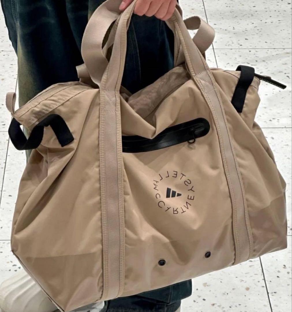 STELLA MCCARTNEY×adidas大容量トートバッグ　ベージュ