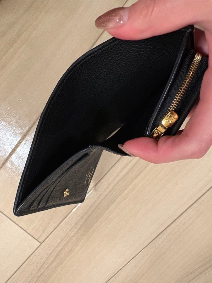 LOUIS VUITTON ポルトフォイユ・クレア　アンプラント　ブラック
