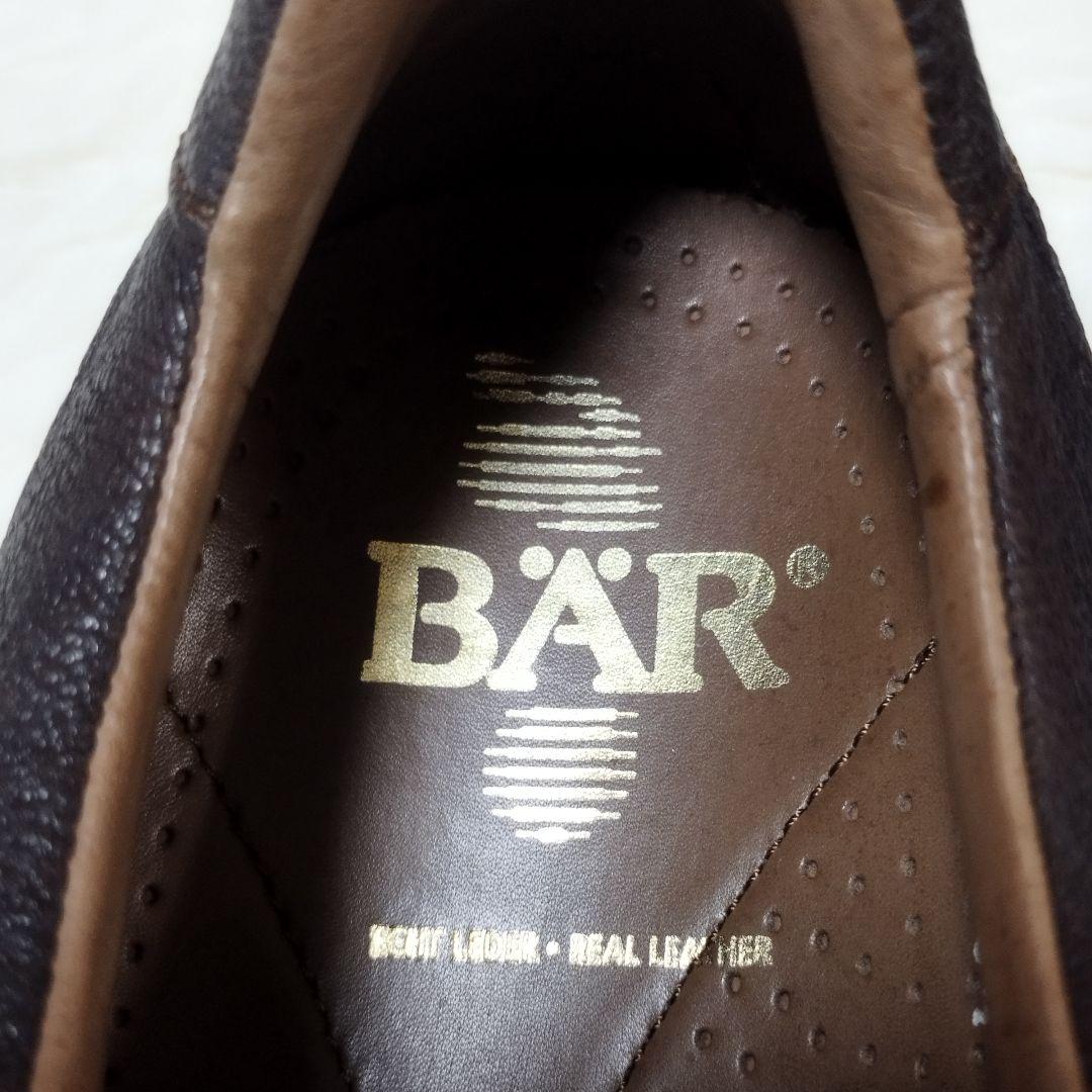 【極美品】BAR ベアー ドイツ高級 コンフォート レザー モカシン 本革