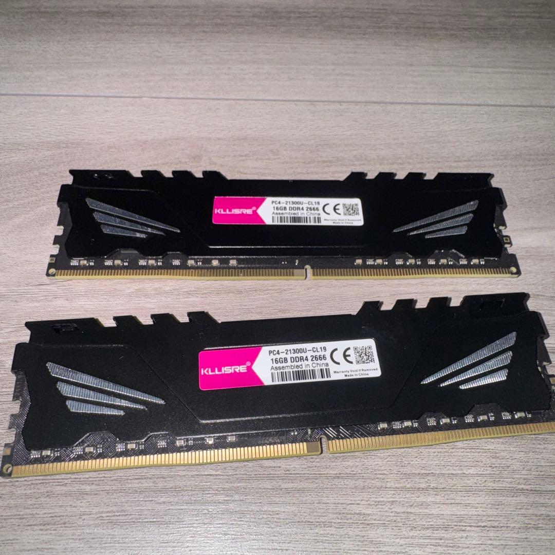 メモリー KLLISRE RAM 16GBx2