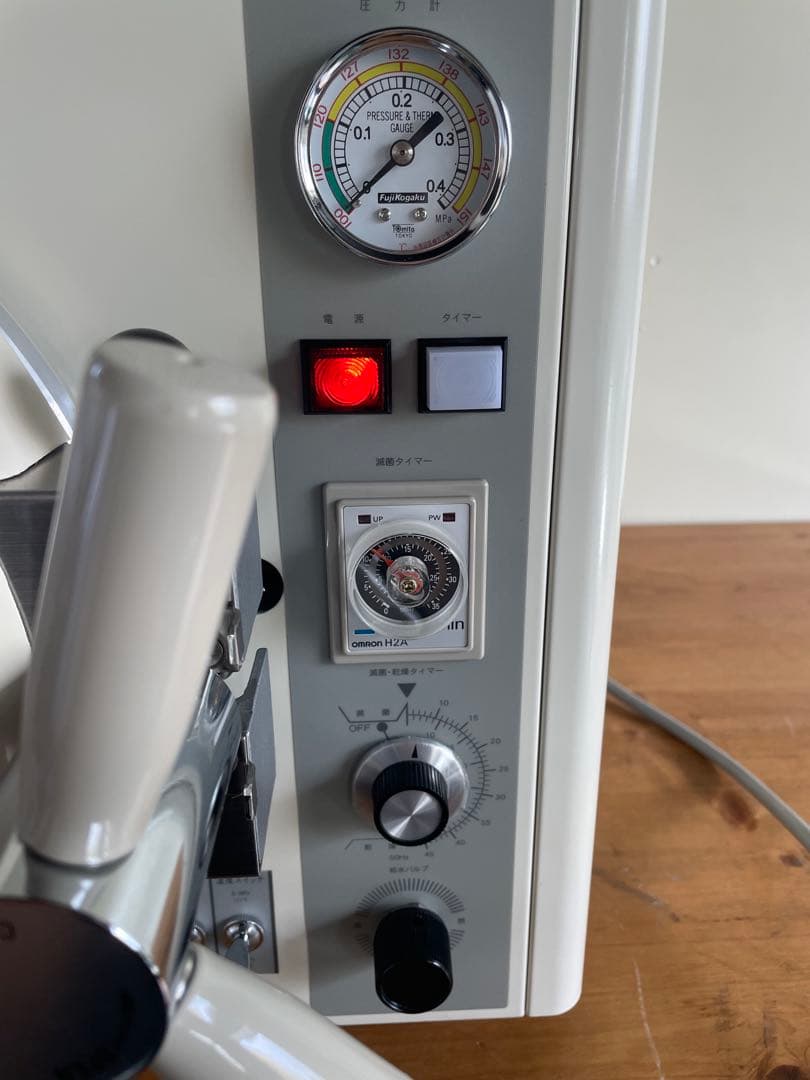 【通電OK】高圧蒸気滅菌器ハイオートクレーブ HAC-220F