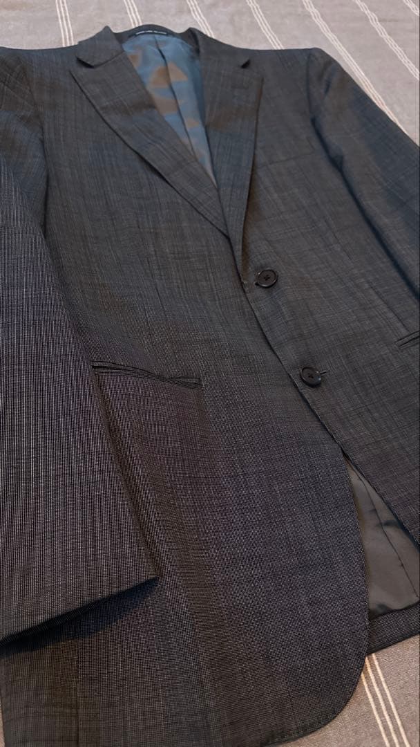 UNITED ARROWS グリーンレーベルリラクシングダークグレー スーツ上下