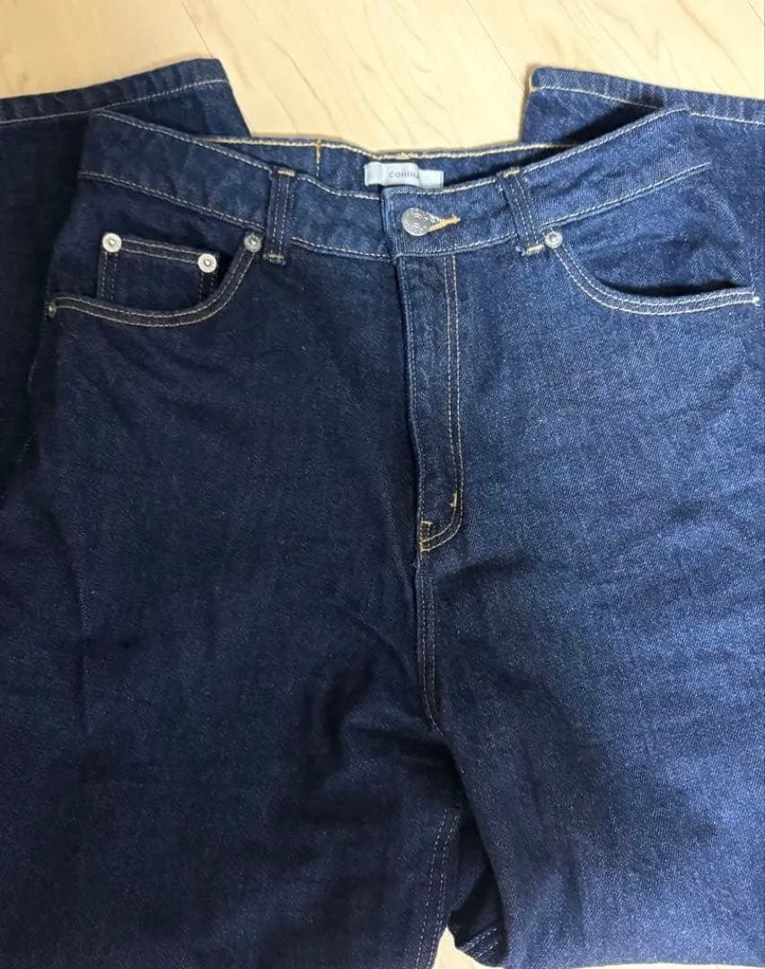 cohina KUROKI DENIM セミワイドストレート