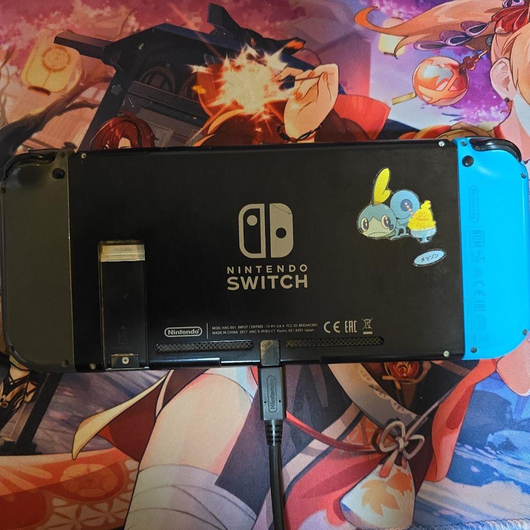 Nintendo Switch 本体 ジョイコン青黒 ジャンク品