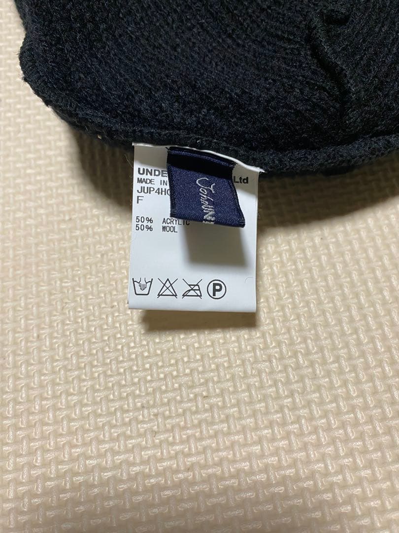 新品★アンダーカバー ニットキャップ ブラック