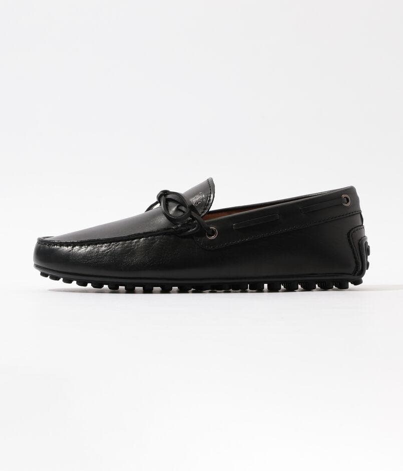 新品トッズ TOD'S ドライビングシューズ ゴンミーニ ブラック レザー