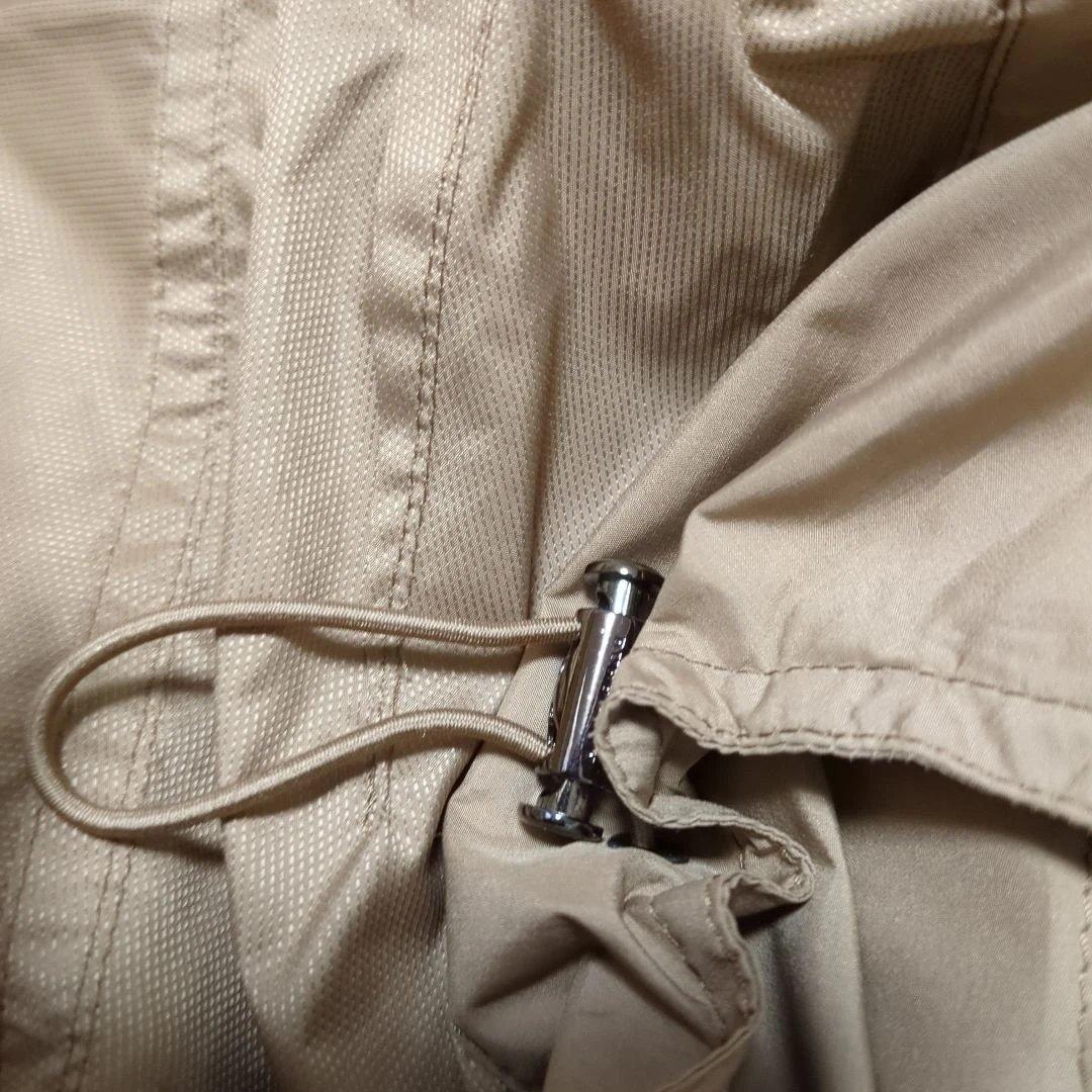 BURBERRY ベージュ トレンチコート　大きいサイズ44 ショート丈フード付