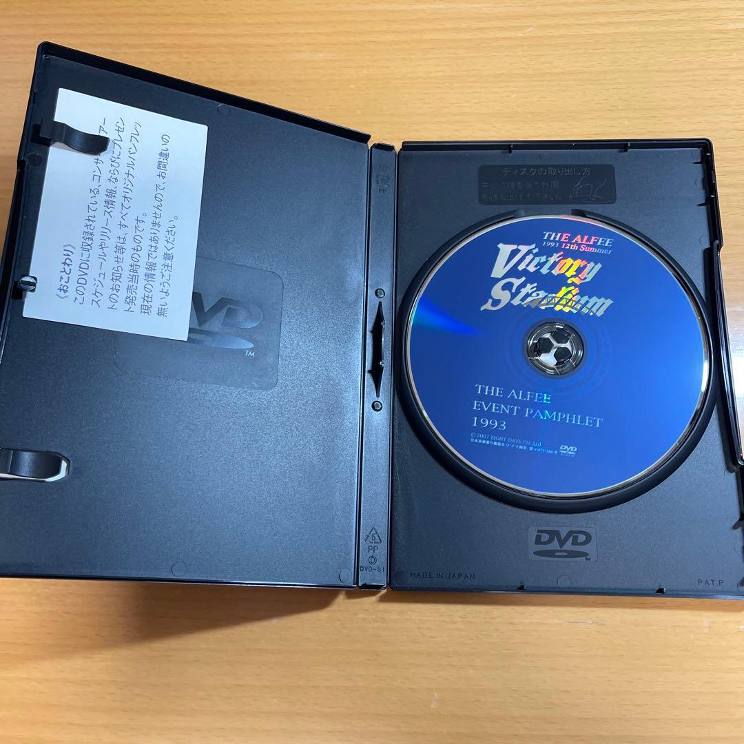 ミュージック DVD THE ALFEE EVENT PAMPHLET 1993