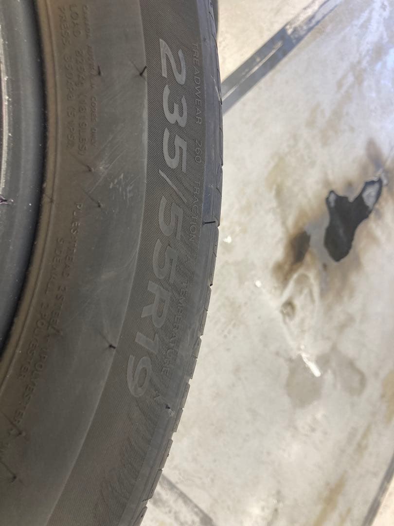 手渡し希望 235/55R19 4本