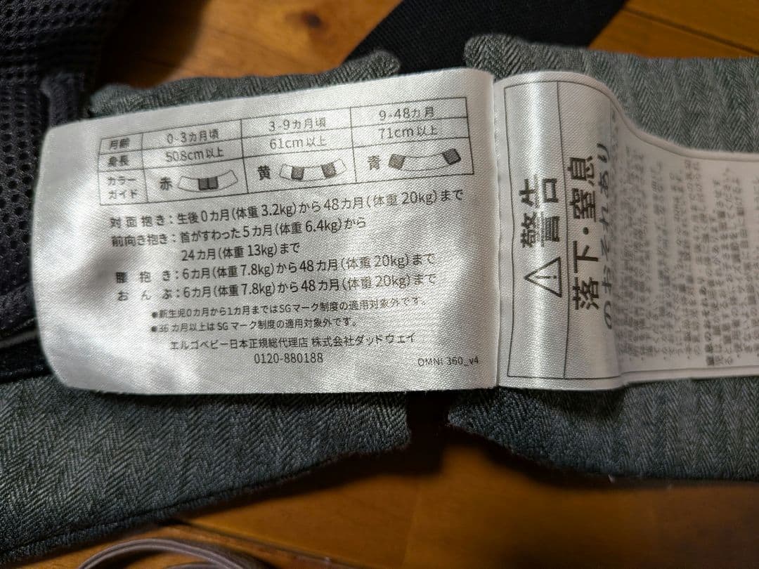 【BabyHopper防寒ケープ付き】ergobaby OMNI360抱っこ紐
