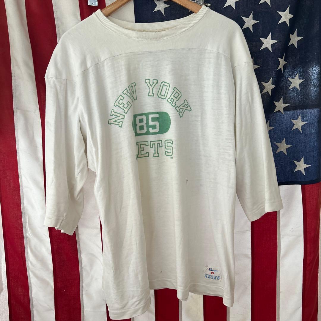 シャツ 80s football T-shirt NEW YORK JETS