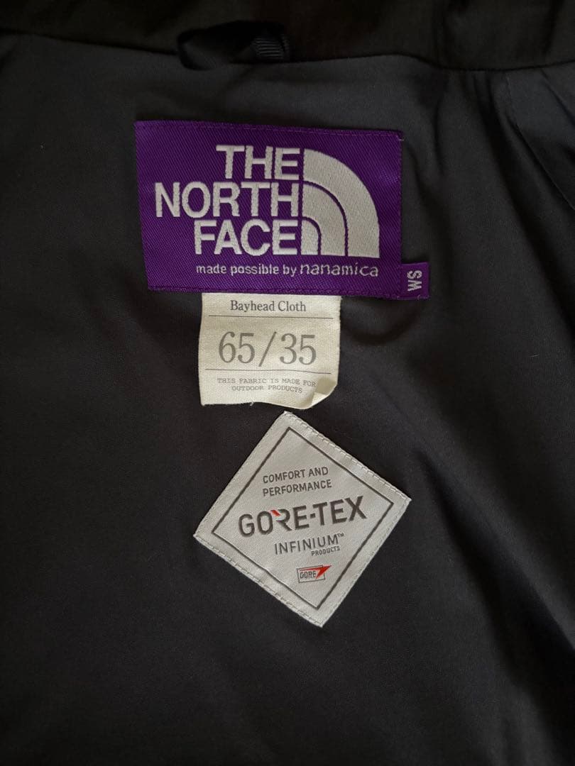 THE NORTH FACE パープルレーベル ブラック コート　ゴアテックス
