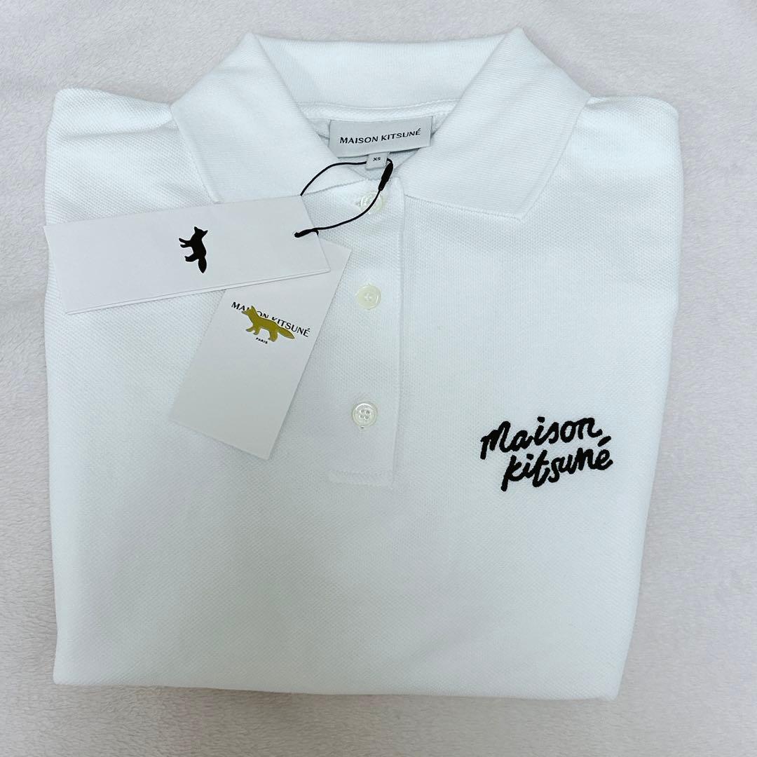 24SS新品✨MAISON KITSUNEメゾンキツネハンドライティング ポロ