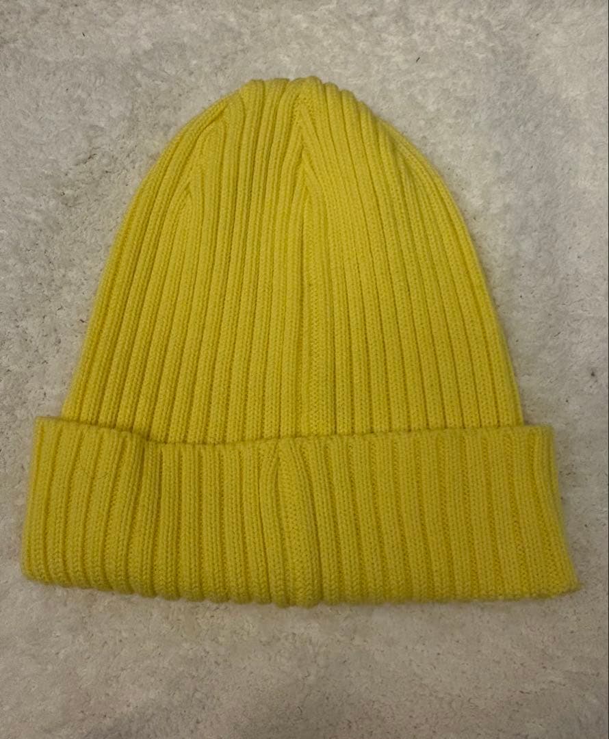 Supreme Overdyed Beanie 美品 イエロー ニット帽