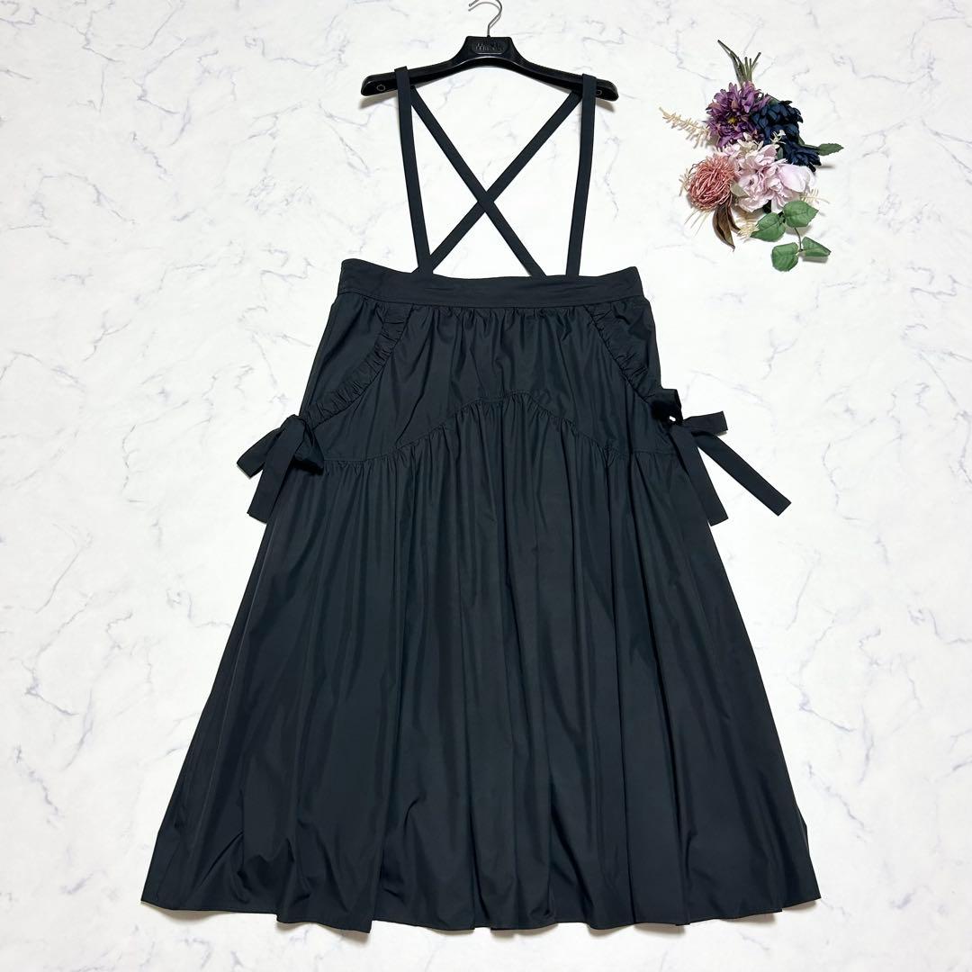 Rose Tiaraローズティアラ 大きいサイズ タフタサスペンダー付きスカート