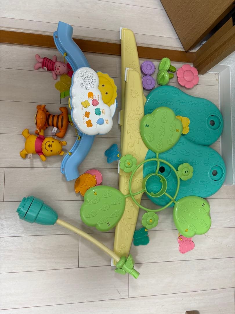 【美品】くまのプーさん 6WAY ジムにへんしんメリー タカラトミー プーメリー