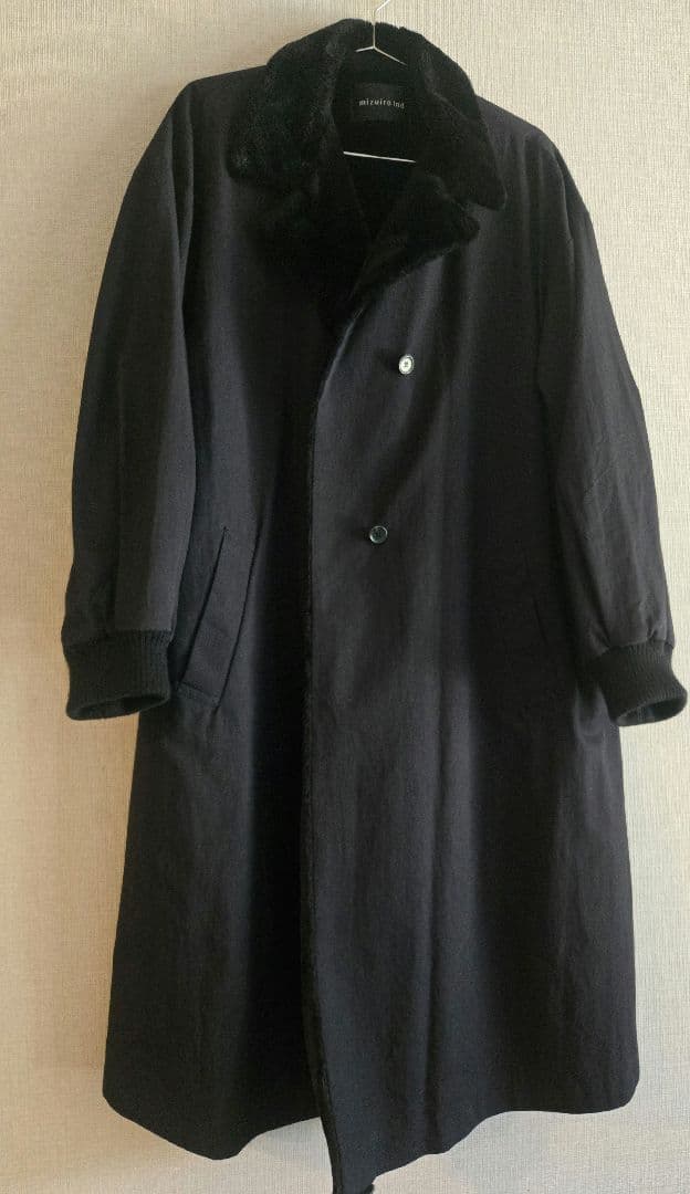 ミズイロインド　バックボアコート　美品