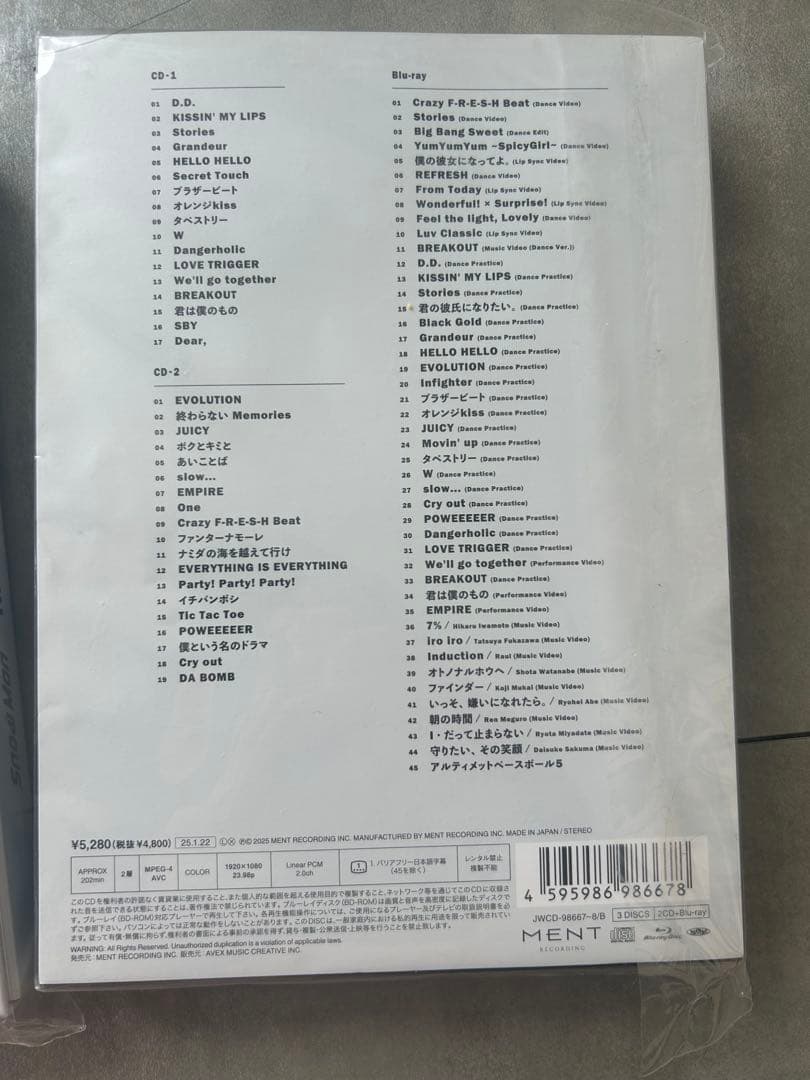 Man ベストアルバム全形態セット CD+Blu-ray 特典付