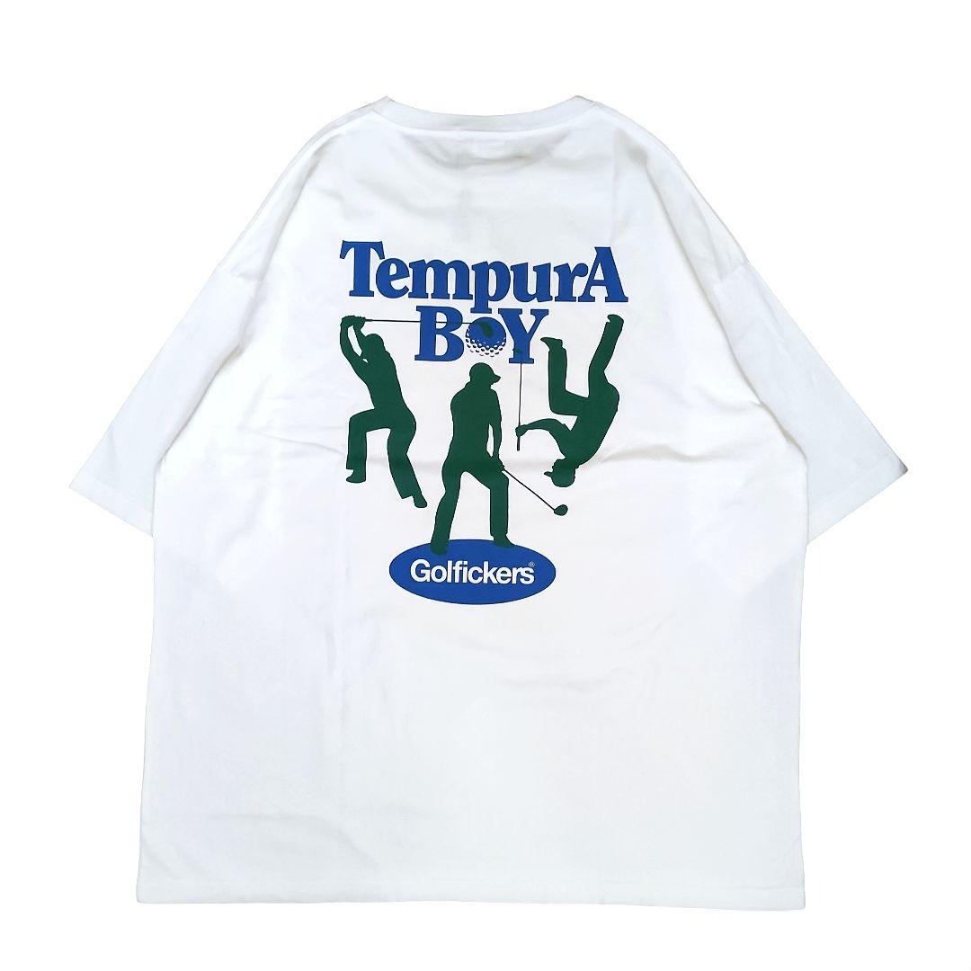 新品 Golfickers ゴルフィッカーズ テンプラボーイ Tシャツ XL 白
