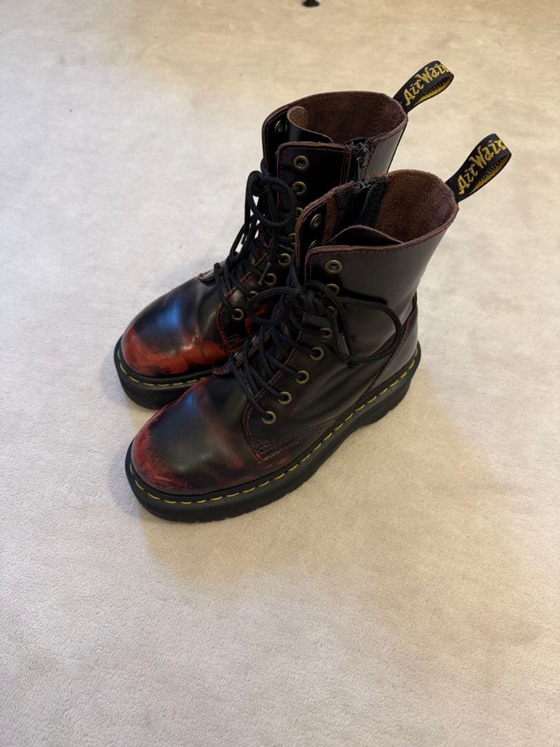 Dr. Martens JADON ブーツレッド UK4 EU37