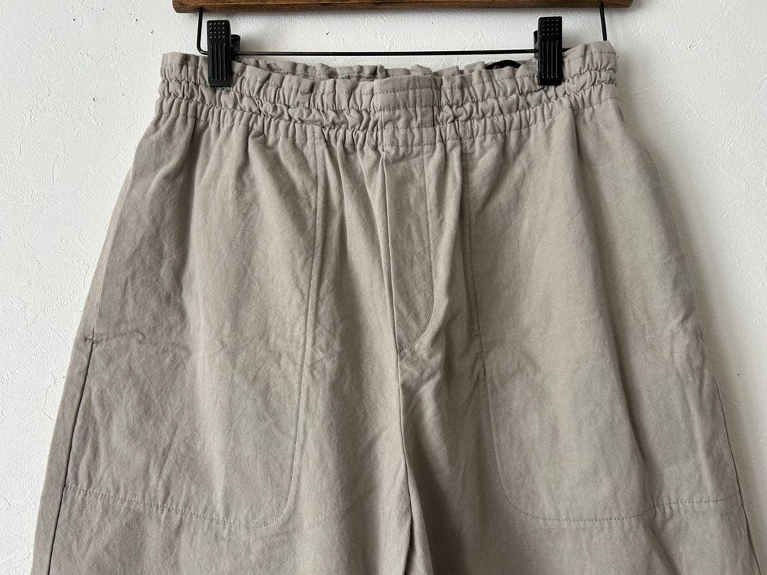 【めぐさん専用】linenyaりねんや　セミキュロットパンツ グレージュ