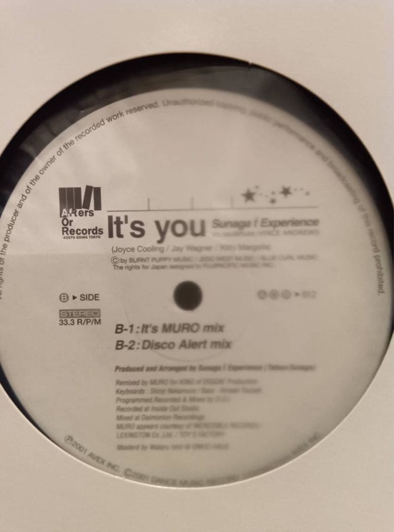 邦楽 533 SUNAGA T EXPERIENCE - IT'S YOU