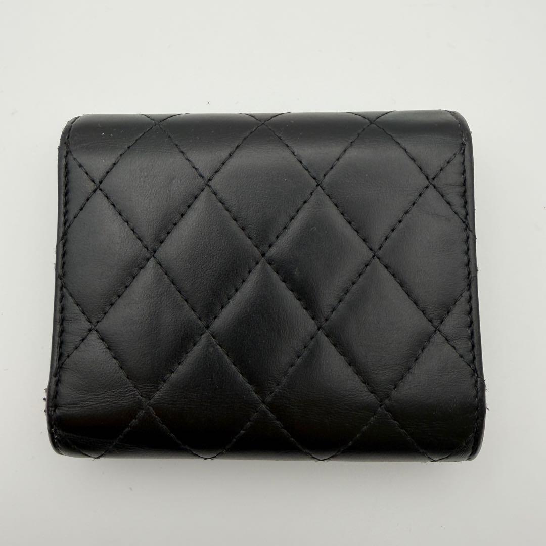 Ne〜Saページ シャネル CHANEL 財布マトラッセ 三つ折りゴールド