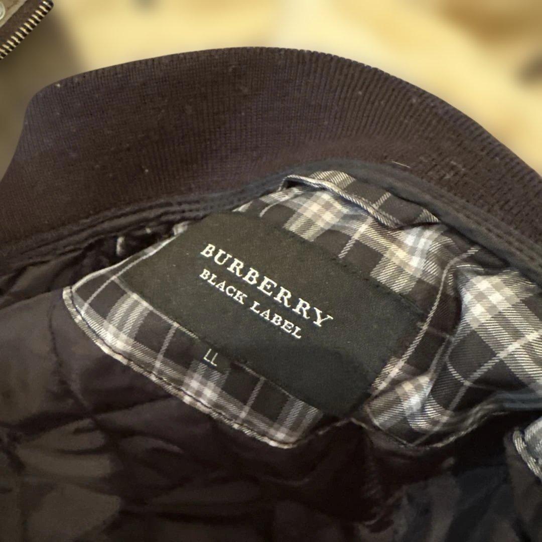 BURBERRY BLACK LABEL フード付きモッズコート LL