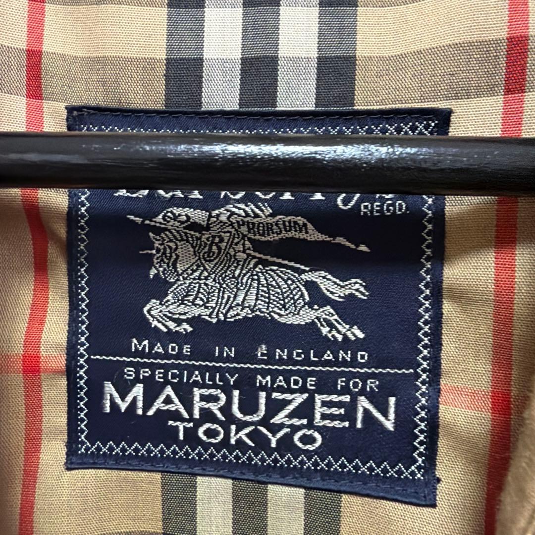 極上　80s バーバリー　MARUZEN別注　ウール　ノバチェック　ブルゾン