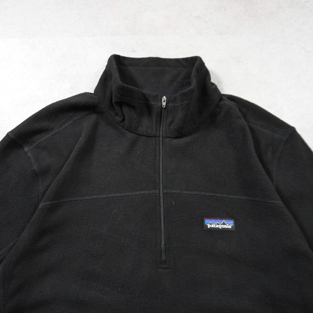 PATAGONIA Micro D フリースプルオーバー ブラック XL 古着