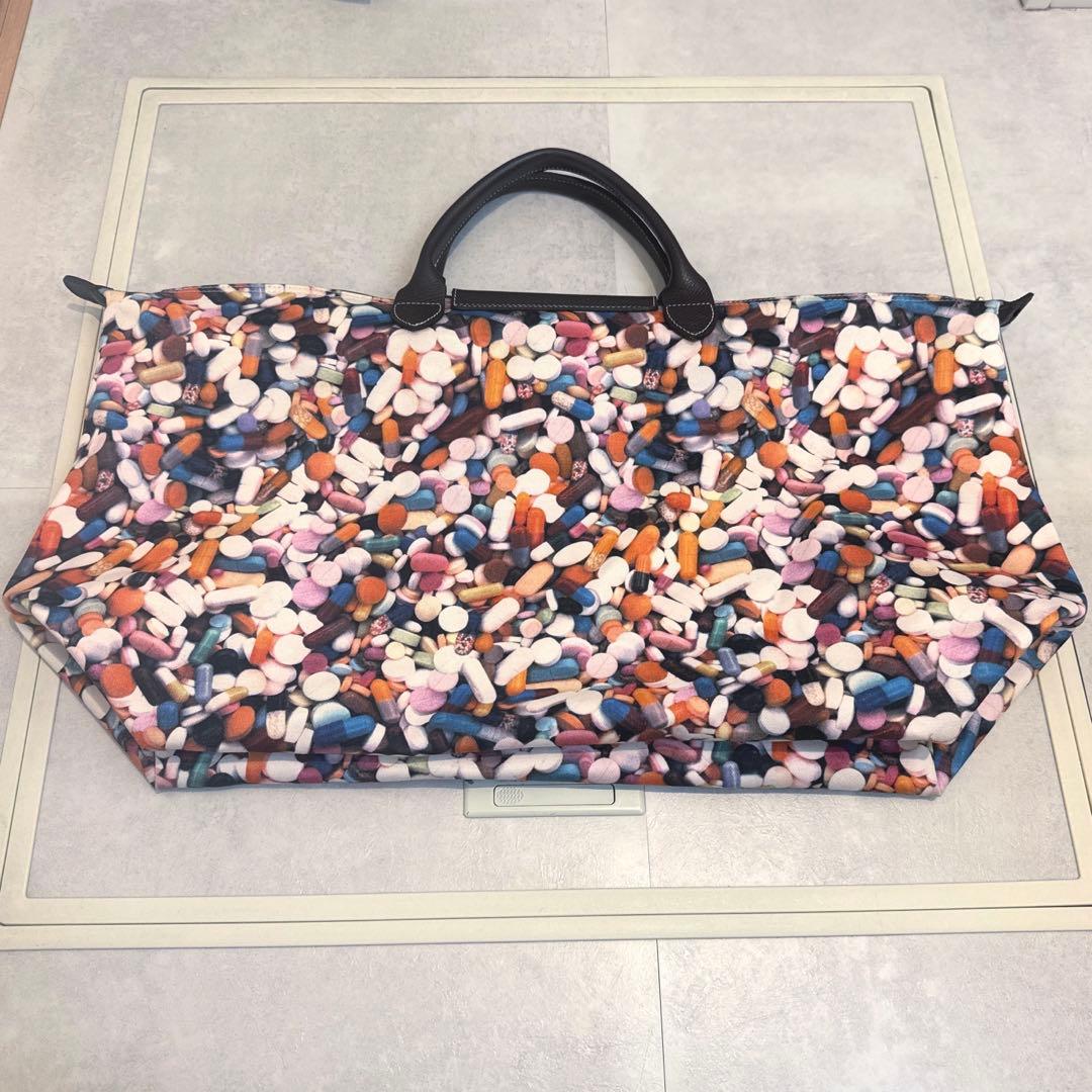 ロンシャン ジェレミースコット Longchamp ボストンバッグ 鞄 ピル