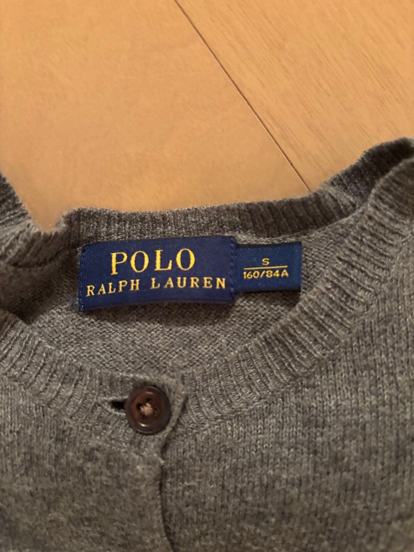 きなこ⭐️Polo Ralph Lauren グレー カーディガン