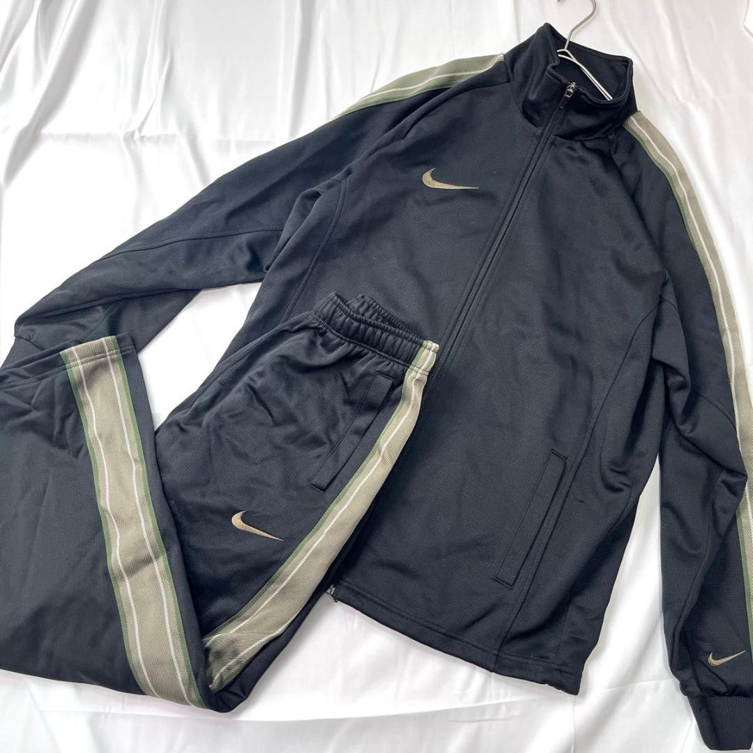 極美品　NIKE ナイキ ジャージ トラックジャケット　セットアップ　カーキ