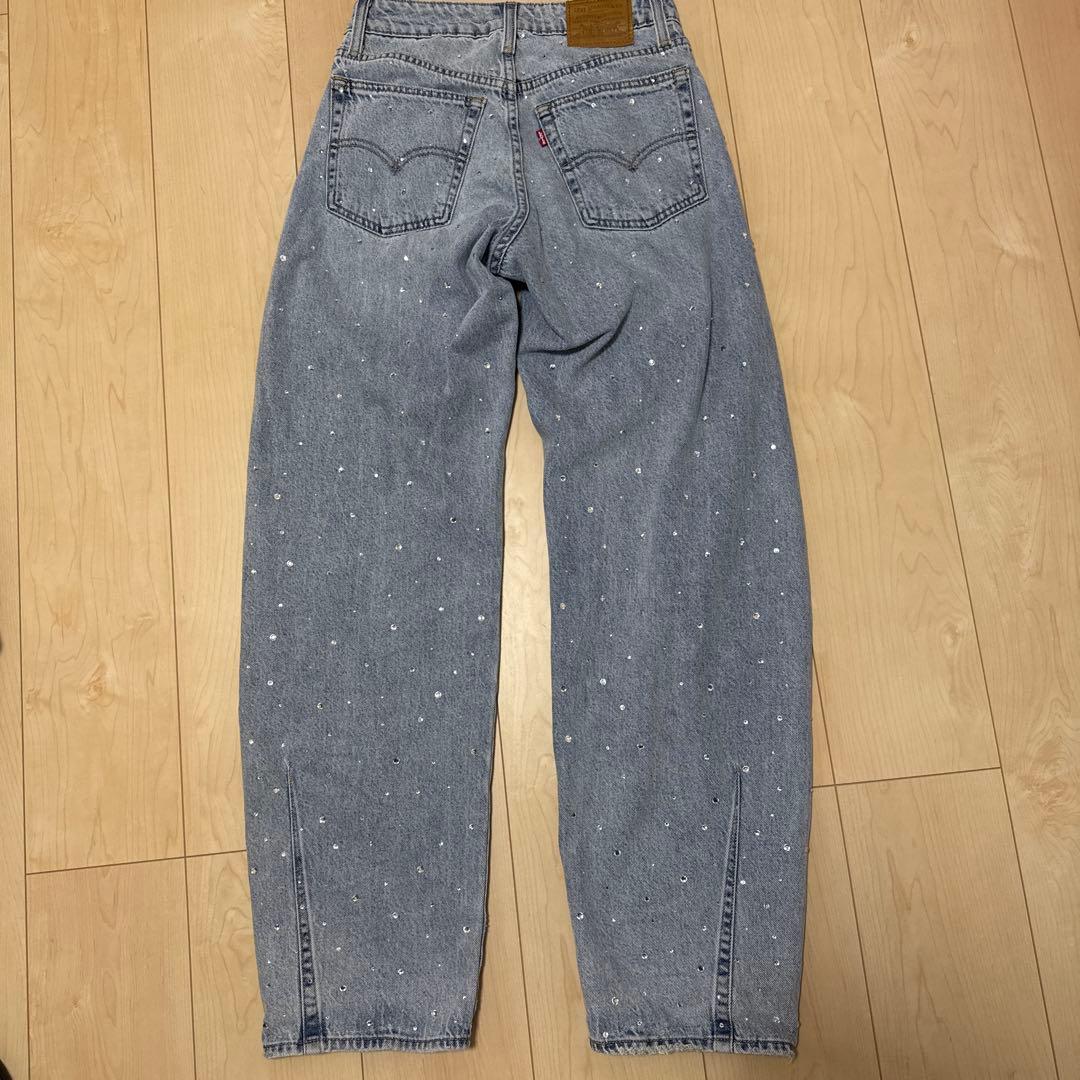 Levi＇s/リーバイス BAGGY DAD バレルジーンズ ライトインディゴ