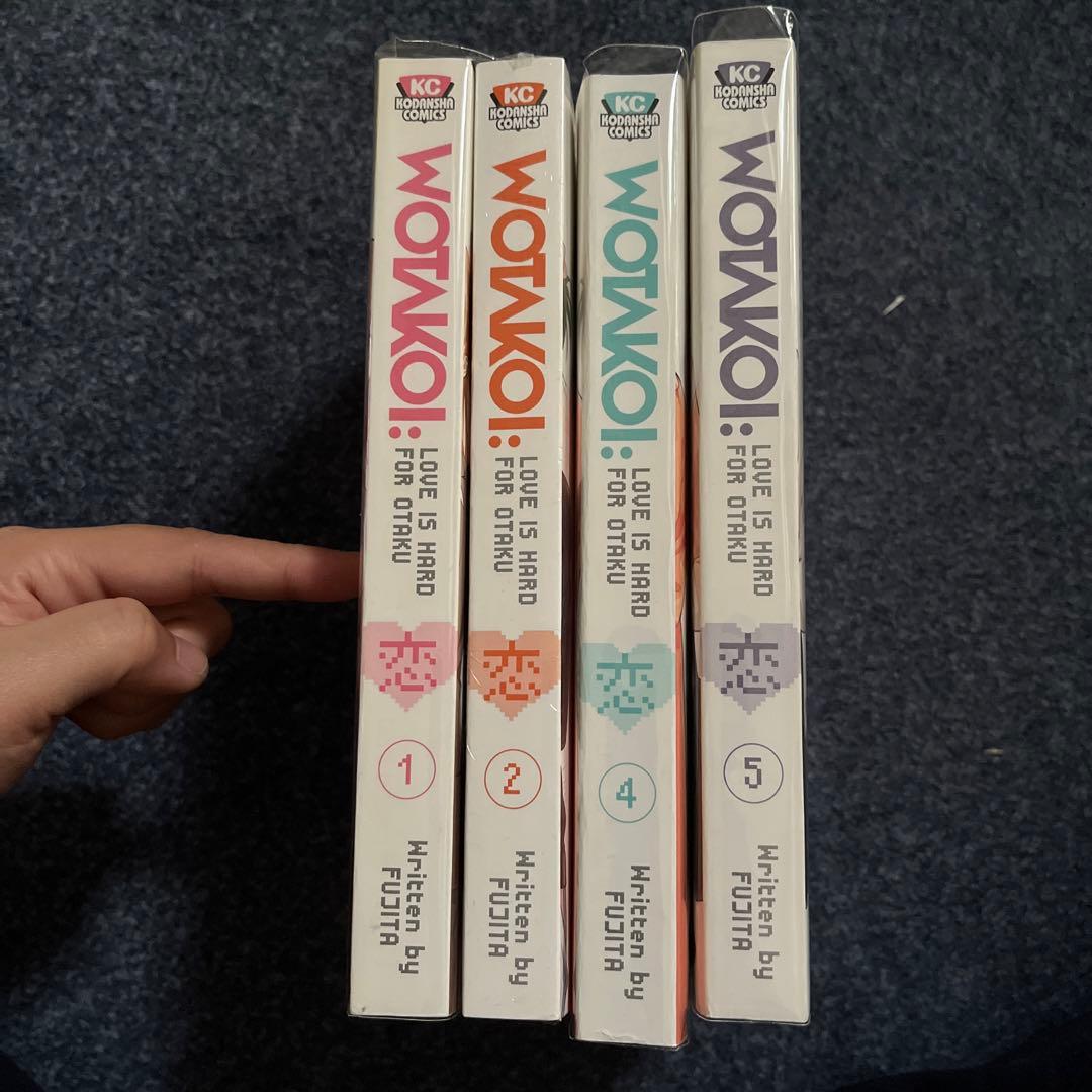WOTAKOI 英語版　漫画　セット