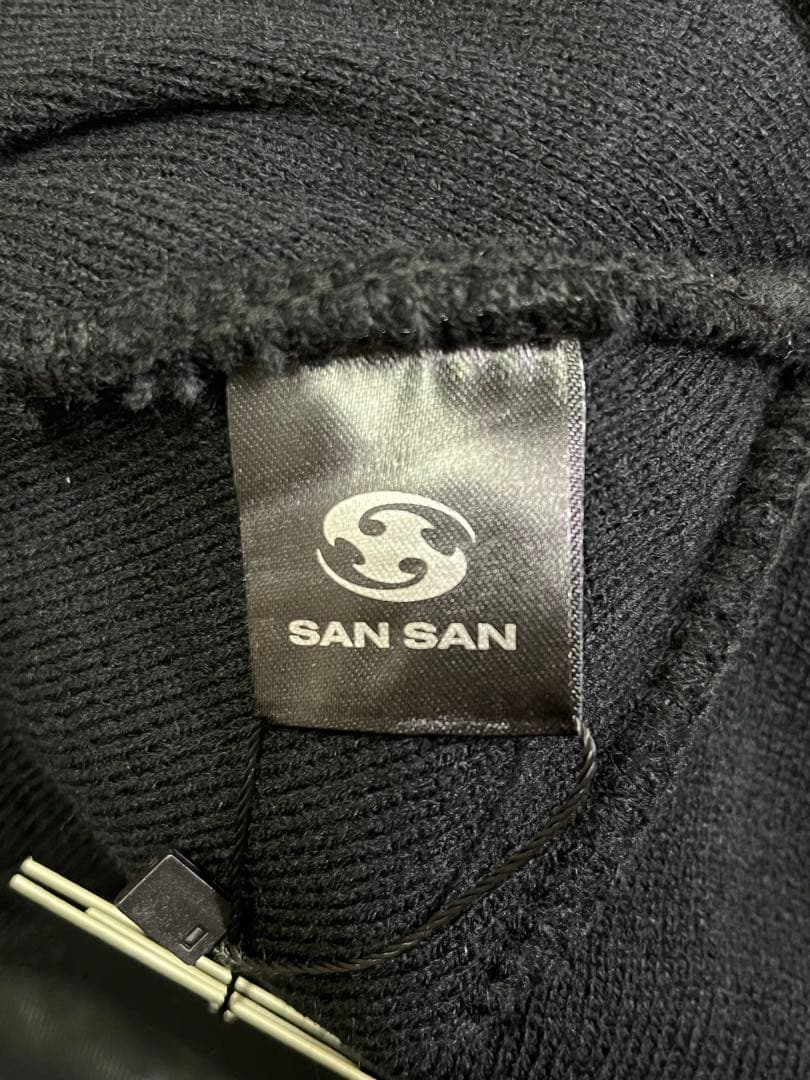 即日発送　sansan gear サンサンギア　ビーニー　ニット帽 ブラック