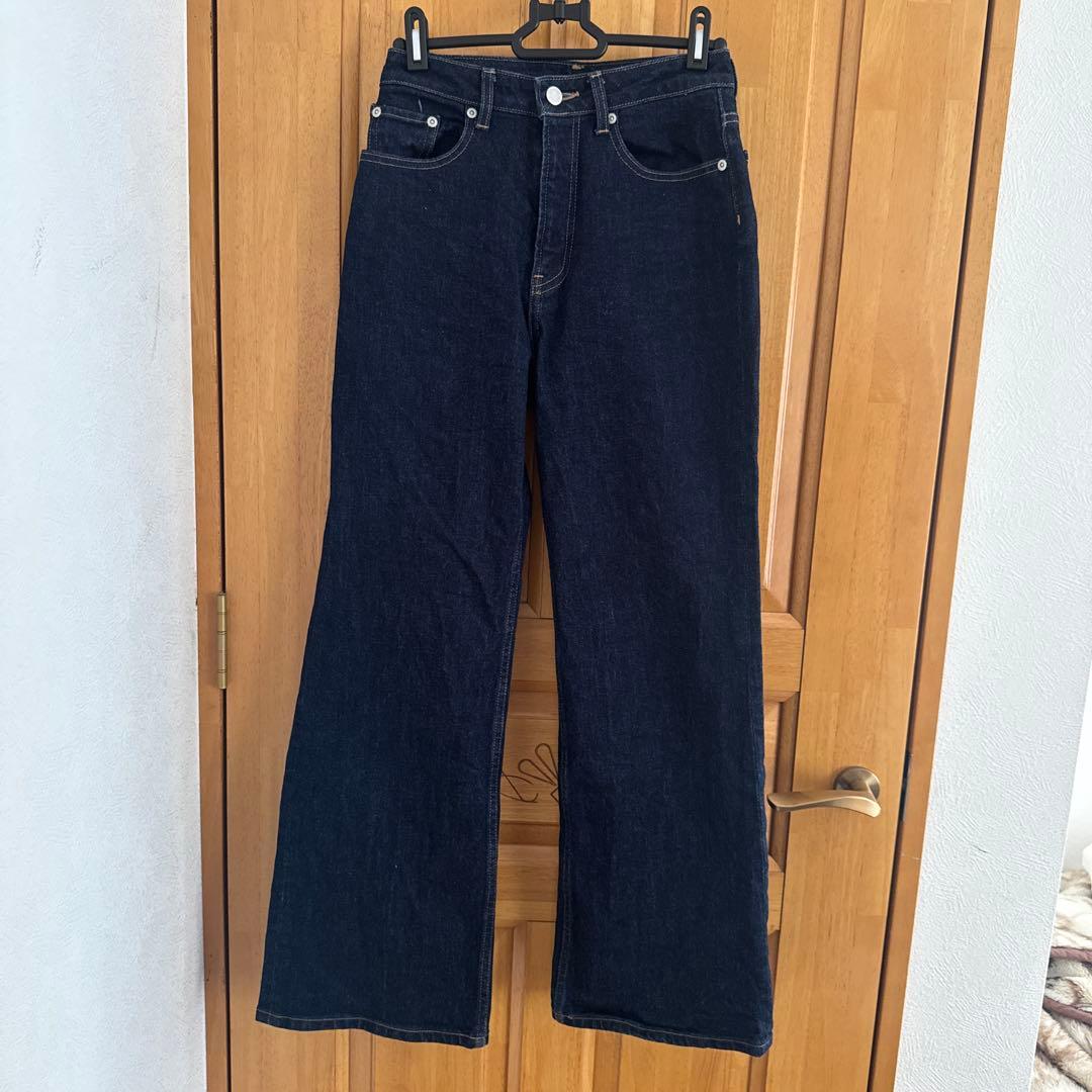 anuans Wide leg denim ワイドレッグデニム