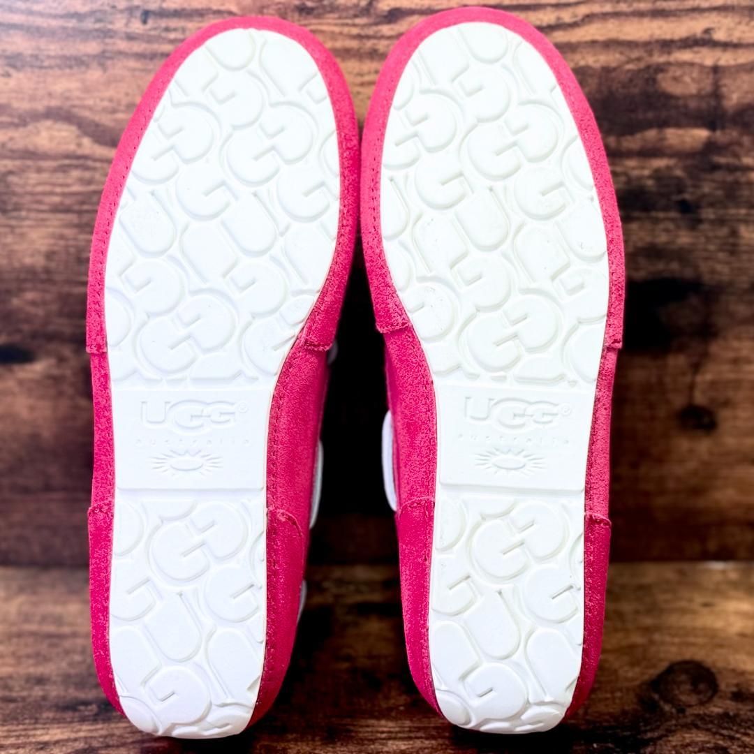 ☆即発 UGG 2WAY スエードドライビングシューズ 赤 26cm ローファ