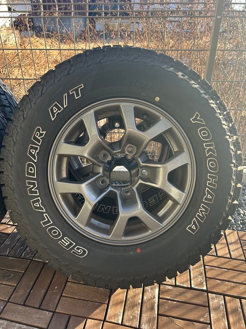 ジオランダーAT 215/75R15 ジムニーシエラ純正ホイール付き