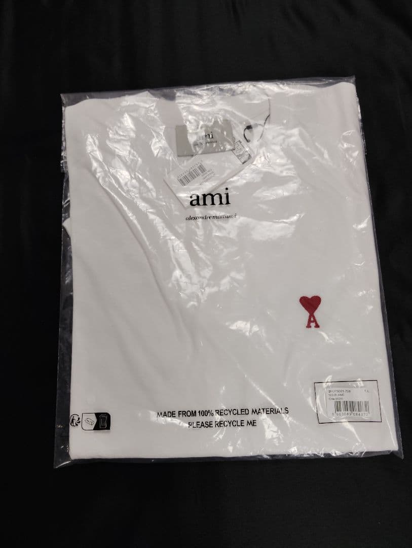 アミパリス　Tシャツ　ホワイト　サイズL