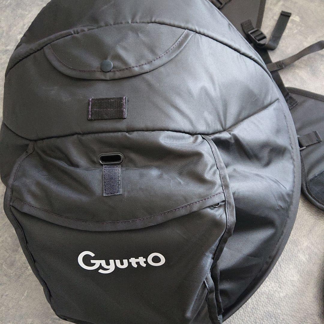 Gyutto チャイルドシートレインカバー 黒 後ろ用　美品