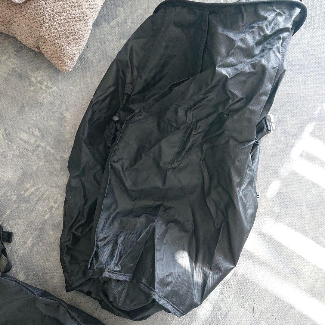 Gyutto チャイルドシートレインカバー 黒 後ろ用　美品