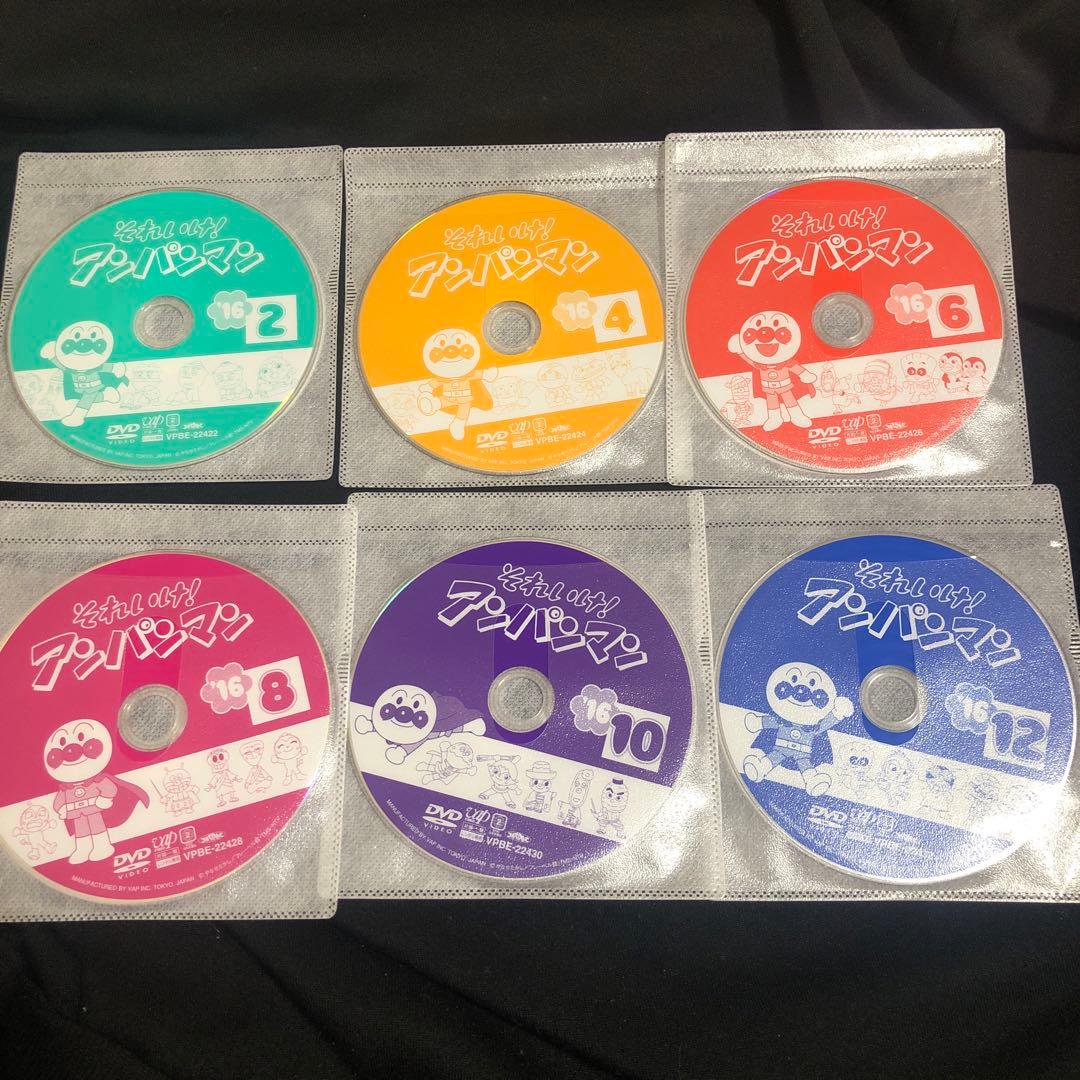 それいけ！アンパンマン2016 1ー12巻　DVD 全巻