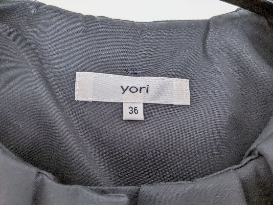 yori ツイルサイドフレアコート 36サイズ