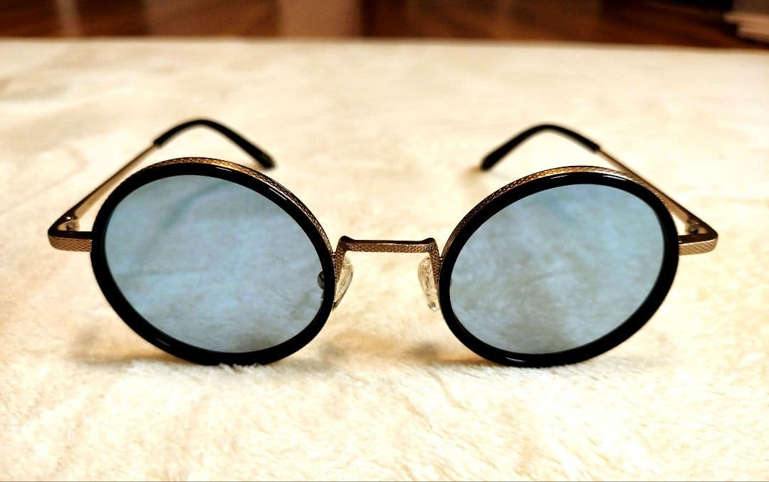 j*a様 ☆新品 MOSCOT SHIKKER COL.BLACK/GOLD 丸