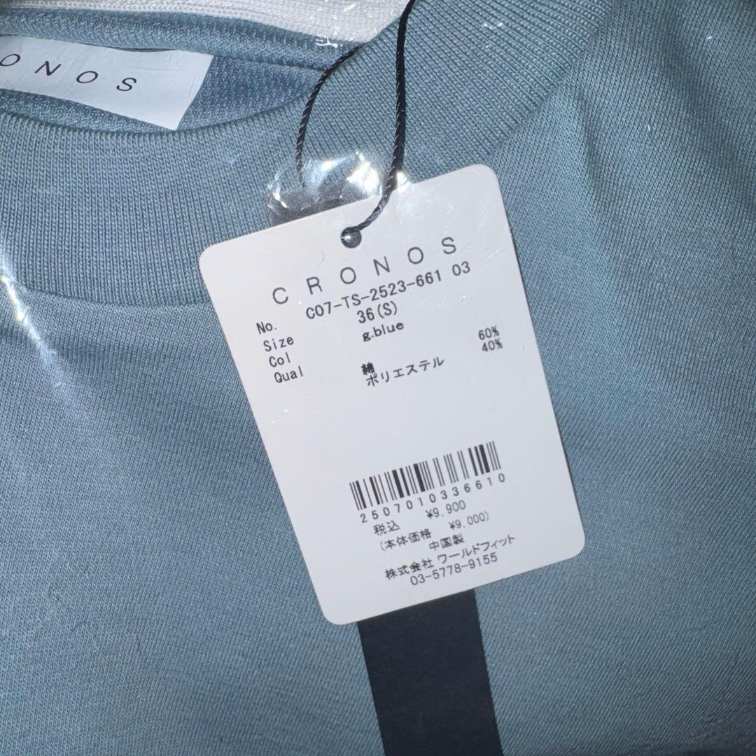 CRONOS ブルー Tシャツ S