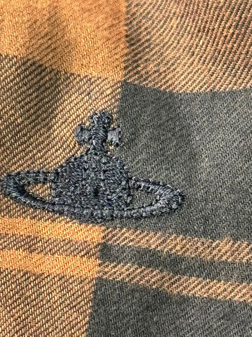 最終価格☆チェック柄シャツワンピース【ブラウン】