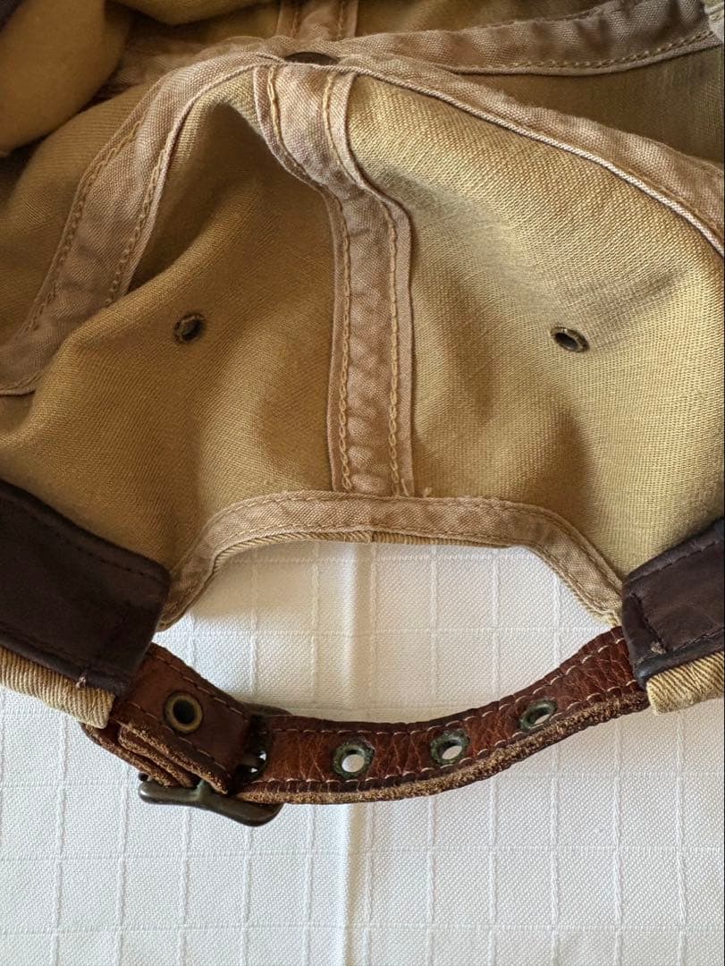 RRL 90s 三ツ星 切替キャップ USA製 Ralph Lauren