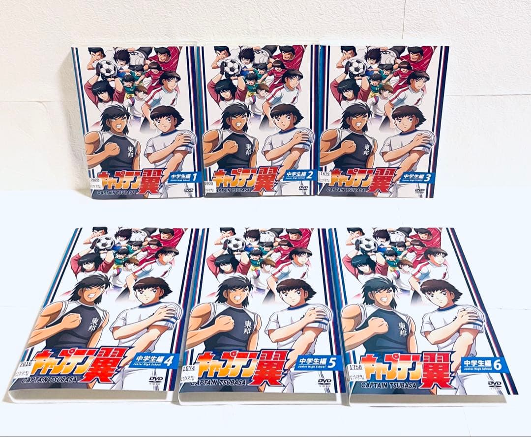 キャプテン翼　(2018) 中学生編　【全６巻】　レンタル版DVD 全巻セット